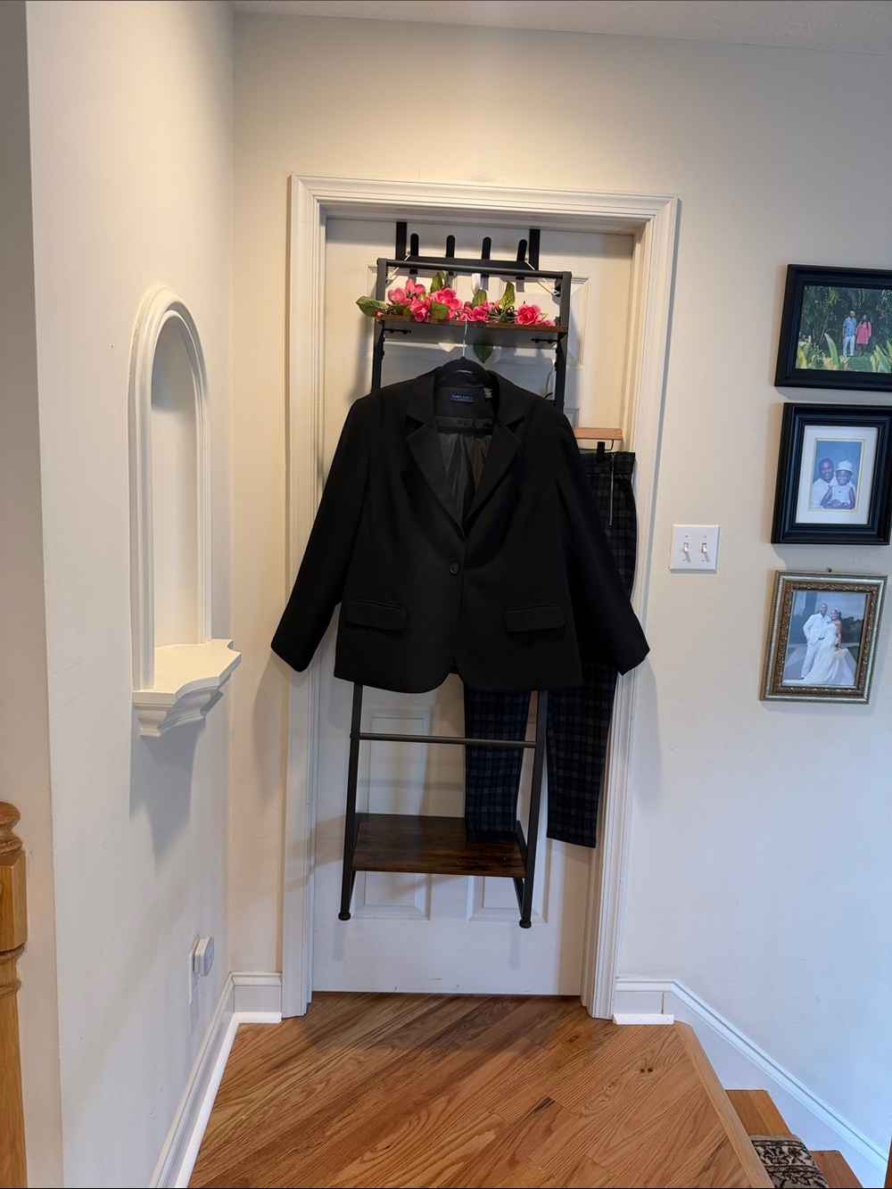 Karen Scott Black Single-Button Women's Blazer